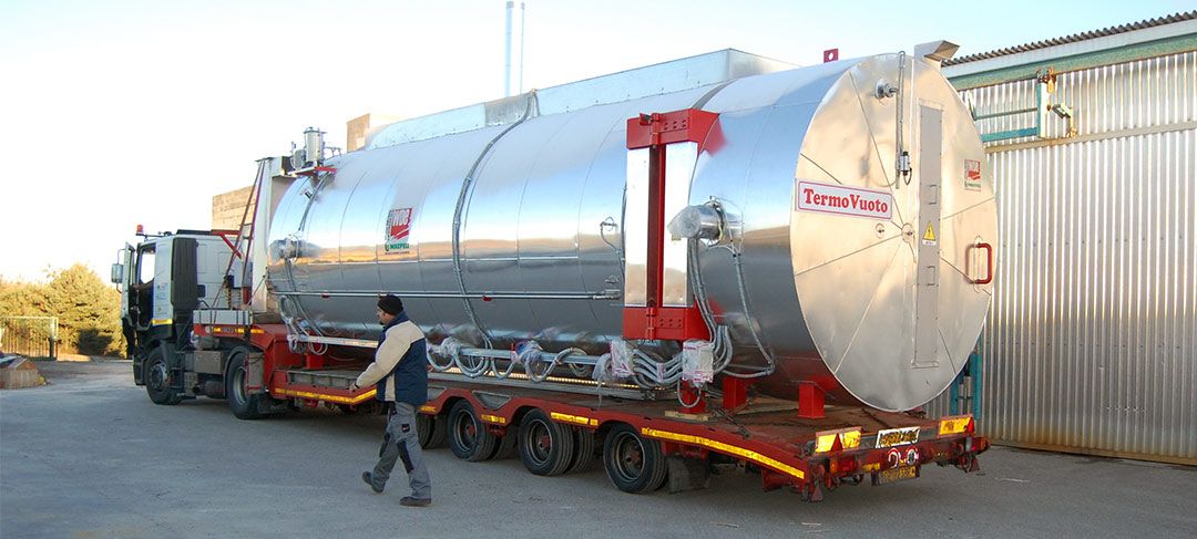 Livraison du réacteur - Plateforme bois - Ecolwood