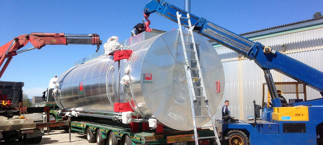 Installation du réacteur - Plateforme bois - Ecolwood