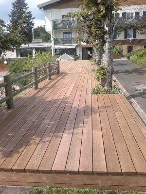 Terrasse en frêne VACWOOD D - 2 - Ecolwood